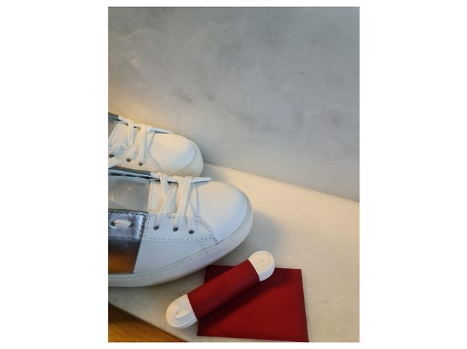Sneaker - Valentino Garavani Argento Bianco - vista 6