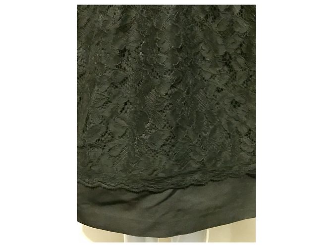 Moschino Cheap And Chic Kleid mit Spitzenrock Schwarz - Ansicht 3