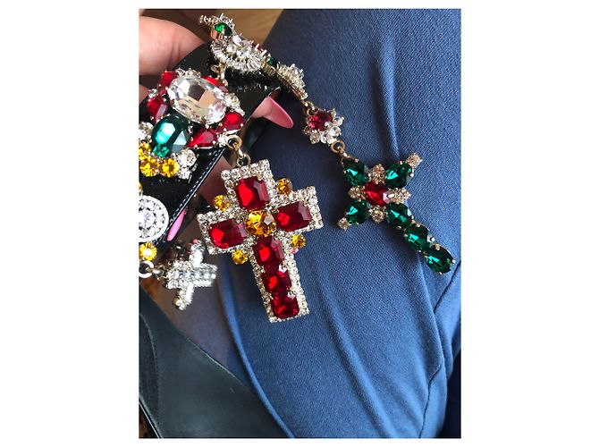 Décolleté Philipp Plein con Cristalli Taglia 41 Multicolore - vista 8