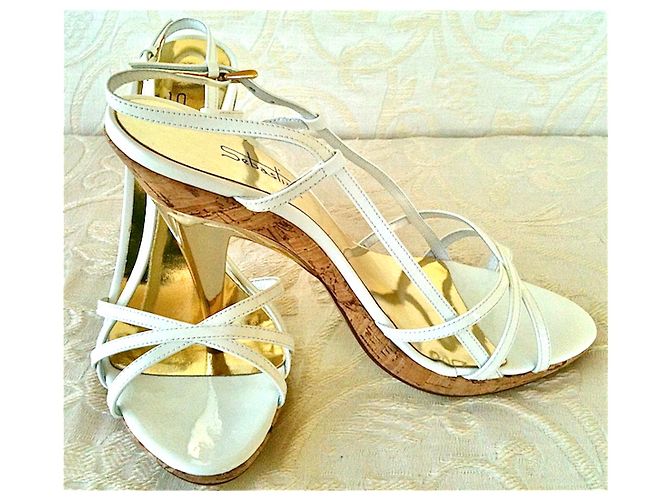 Espadrillas Sebastian in vernice bianca Bianco - vista 2
