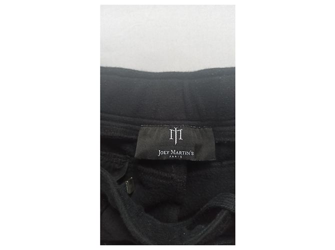 Autre Marque Joey MARTIN'S Jogginghose Schwarz Baumwolle und Python XL - Ansicht 6