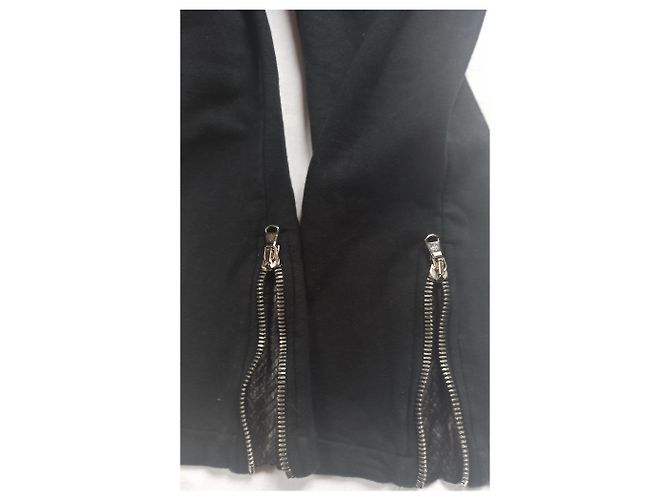 Autre Marque Joey MARTIN'S Jogginghose Schwarz Baumwolle und Python XL - Ansicht 7