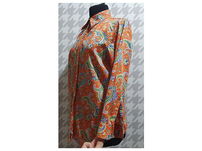 Camisa de algodón Lauren Ralph Lauren Multicolor - vista 2