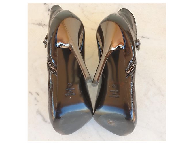 Autre Marque Botines NINALILOU de charol negro 40 - vista 5