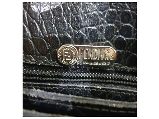 Fendi Vintage Umhängetasche Schwarz - Ansicht 7