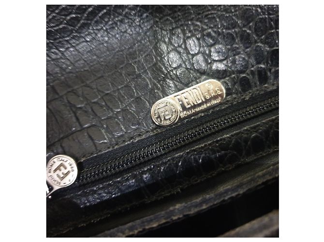 Fendi Vintage Umhängetasche Schwarz - Ansicht 8