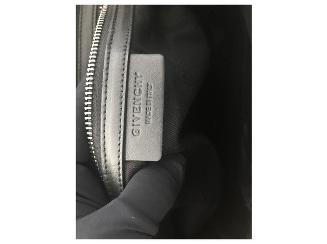 Borsa tote Givenchy Obsedia in pelle cognac e nero - vista 6