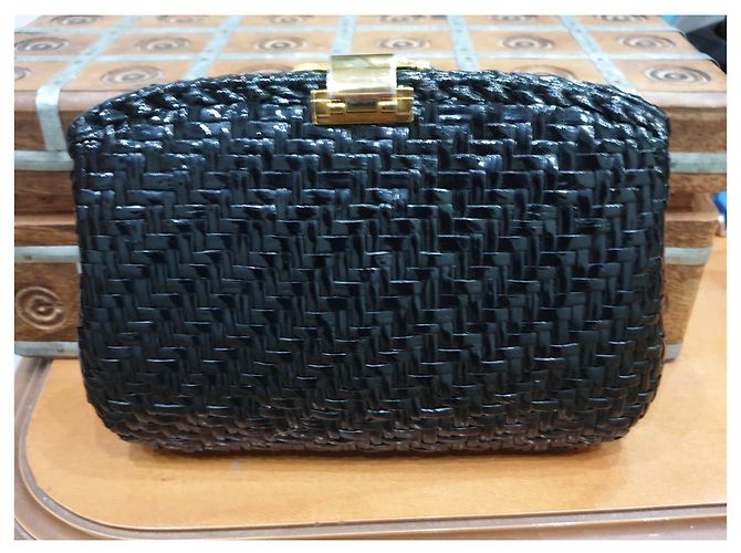 Rodo clutch pochette borsa nera Nero - vista 4