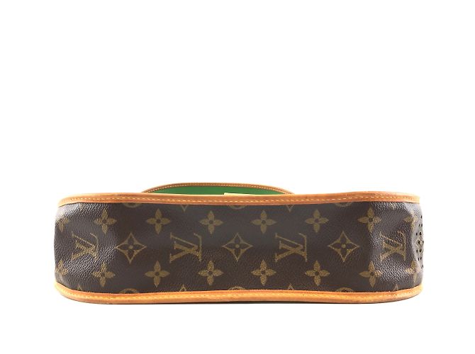 Louis Vuitton Musette perforato tela monogramma verde Marrone - vista 6