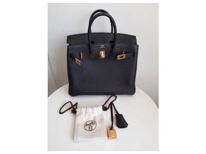 Hermès Birkin 25 Schwarz - Ansicht 3