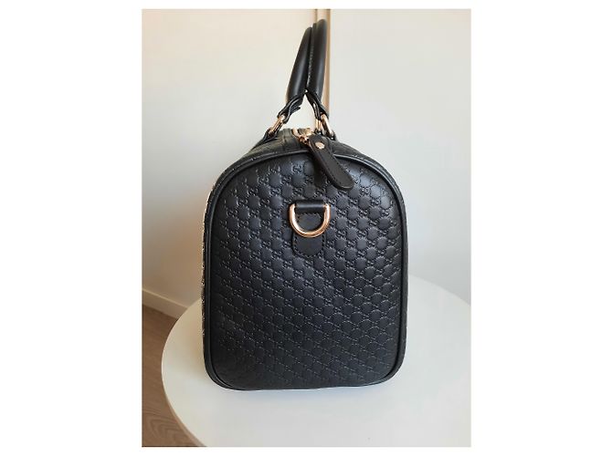 Borsa Gucci Guccissima in pelle nera Nero - vista 3