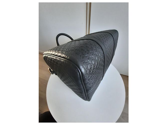 Borsa Gucci Guccissima in pelle nera Nero - vista 6