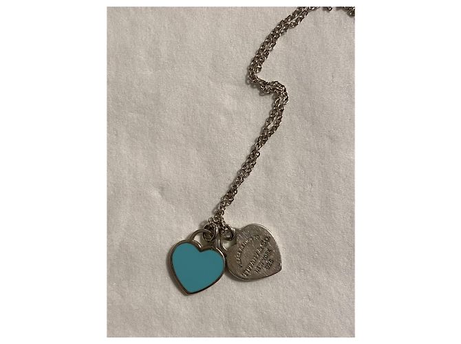 Tiffany & Co "Return to Tiffany's" Mini-Plakettenanhänger mit Herzfutter - Ansicht 3