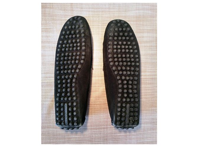 Montsouris Louis Vuitton Mocassino HockenHeim Nero Slip on, Scamosciato - vista 5