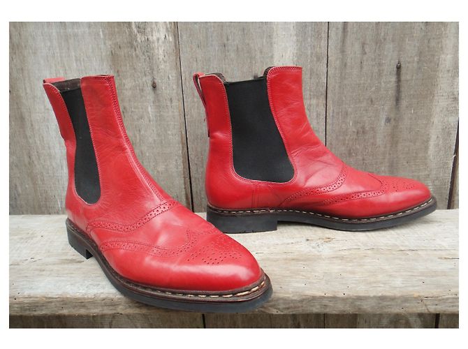 Botines Heschung p 41 Roja - vista 2