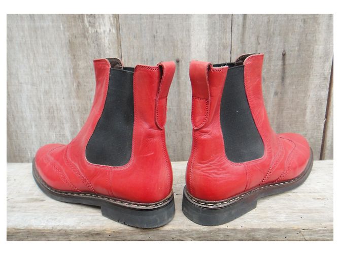 Botines Heschung p 41 Roja - vista 4