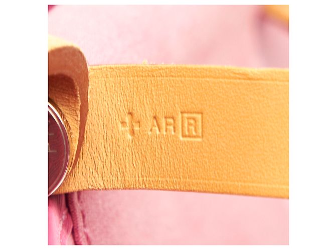 Hermès Hermes Pink Cabag Elan Canvas Satchel Marrone Rosa - vista 7