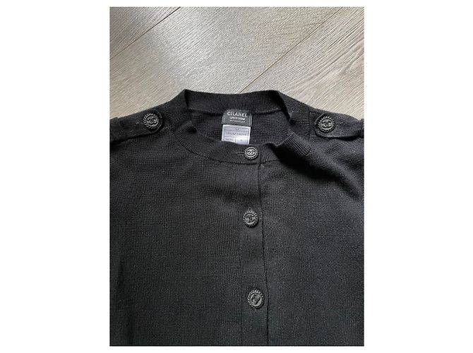 Cambon Cárdigan de uniforme de Chanel Negro - vista 2