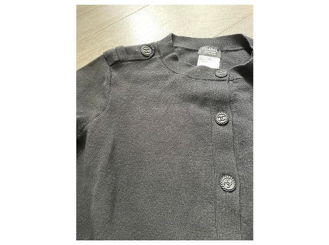 Cambon Cárdigan de uniforme de Chanel Negro - vista 3