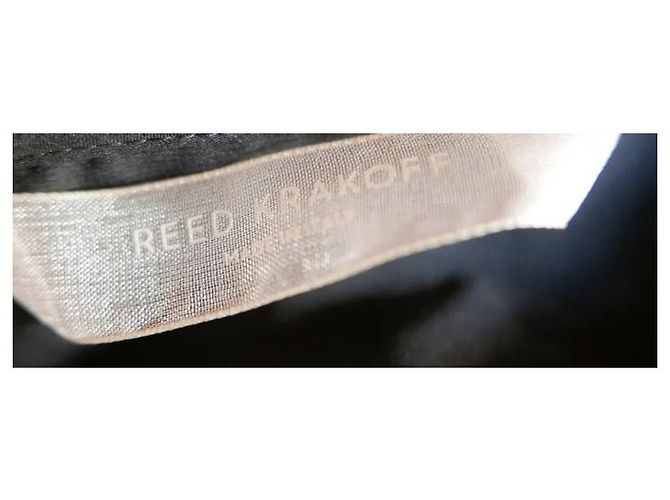 Reed Krakoff Schwarzes Kleid mit Lederbesatz - Ansicht 6
