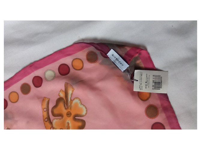 Givenchy Moonbat Chiffon Seidenschal Mehrfarbig Mehrfarben - Ansicht 6