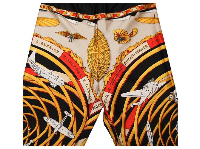 Legging Hermès Airplanes Dourado - vista 4