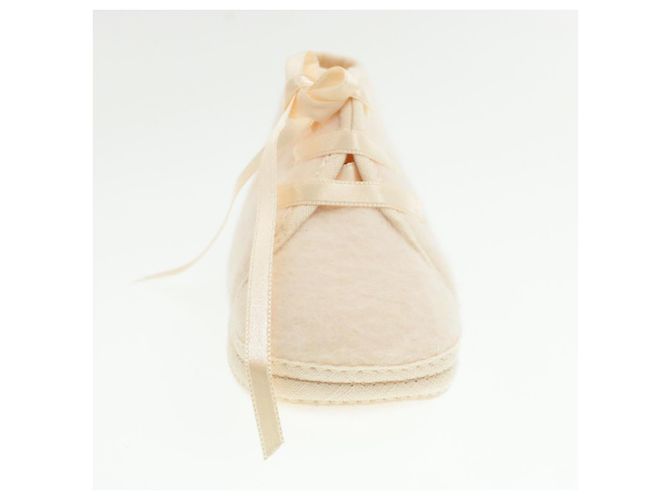Hermès HERMES Chaussures Bébé Laine Rose Clair Auth 15166 - vue 5