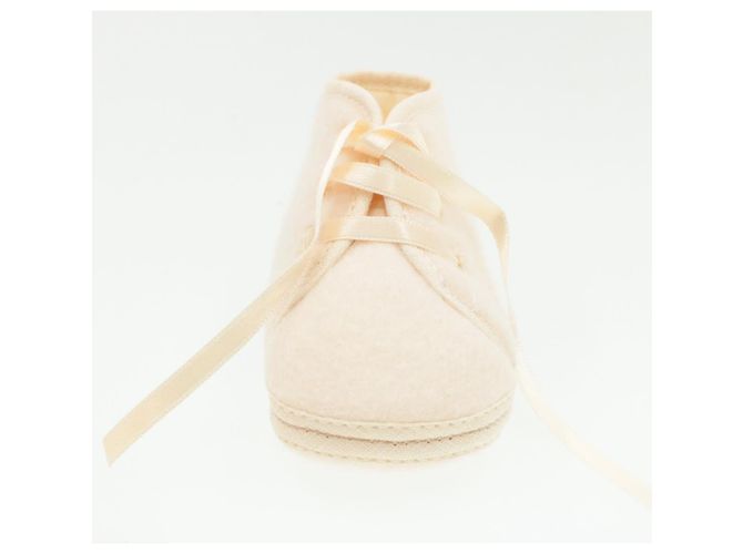 Hermès HERMES Chaussures Bébé Laine Rose Clair Auth 15166 - vue 8