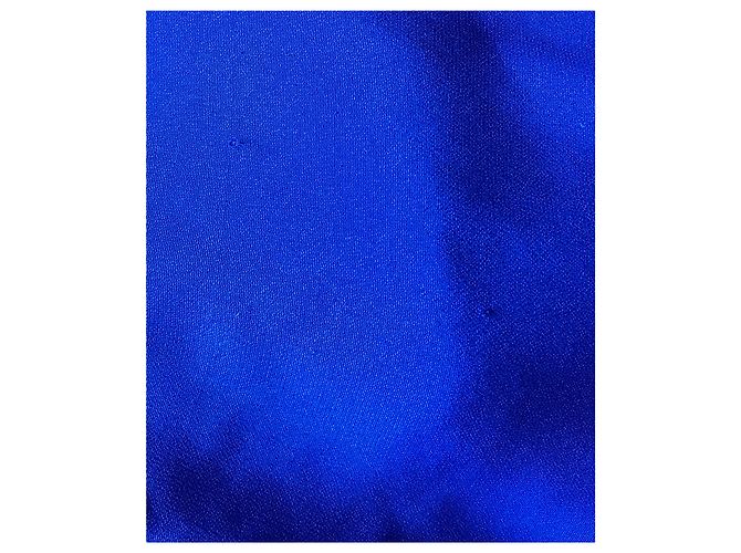 Haney Holly Blue Seidenkleid Blau - Ansicht 8