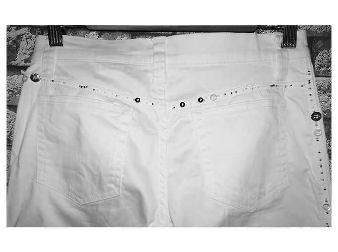 PANTALONES CASUAL RARE MOSCHINO DONNA Blanco - vista 3