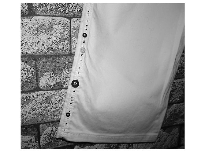 PANTALONES CASUAL RARE MOSCHINO DONNA Blanco - vista 5