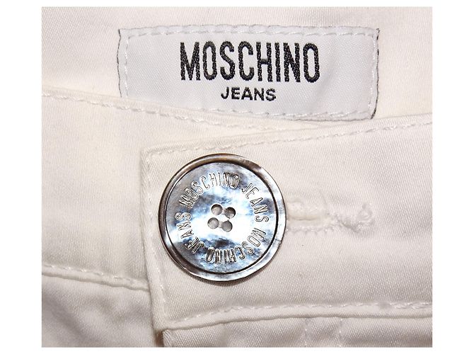 PANTALONES CASUAL RARE MOSCHINO DONNA Blanco - vista 6