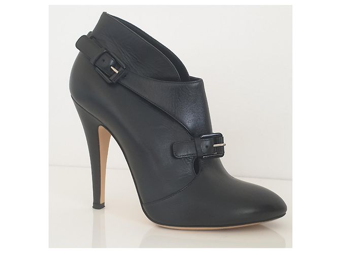 Stivaletti Casadei in pelle nera Nero - vista 11