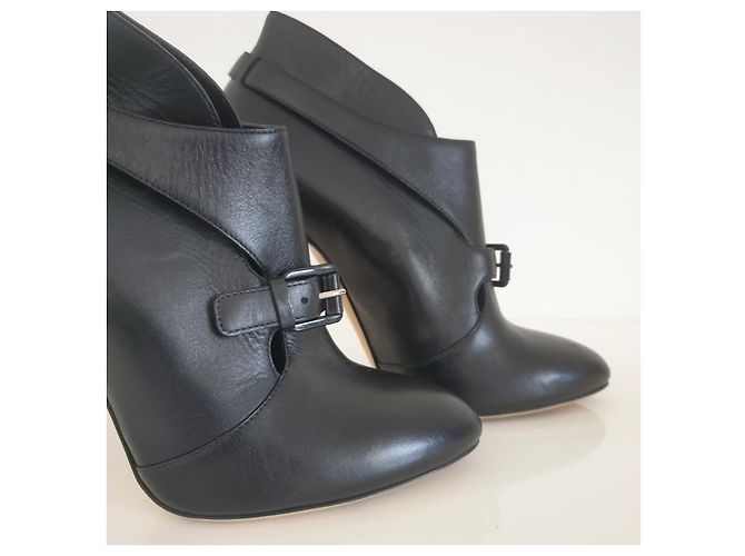 Stivaletti Casadei in pelle nera Nero - vista 2