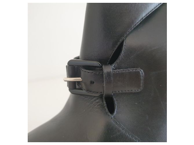 Stivaletti Casadei in pelle nera Nero - vista 6