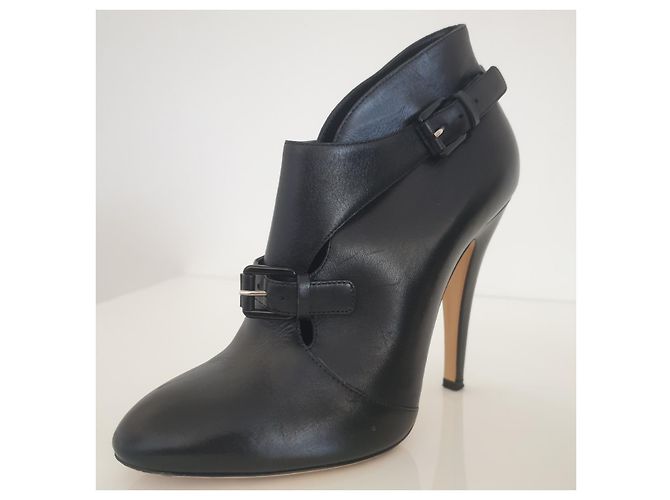 Stivaletti Casadei in pelle nera Nero - vista 7
