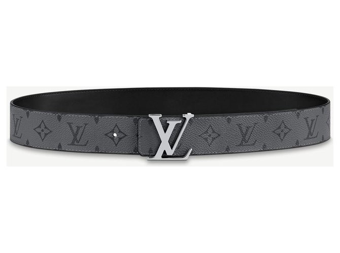 Louis Vuitton Cintura LV eclipse rovesciata Grigio - vista 2
