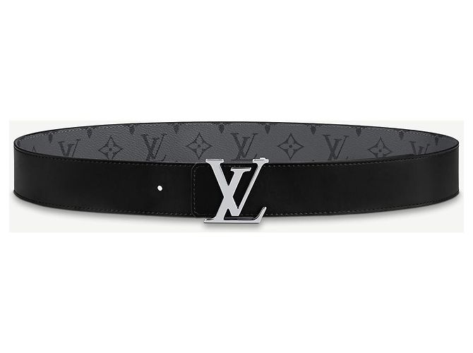 Louis Vuitton Cintura LV eclipse rovesciata Grigio - vista 3