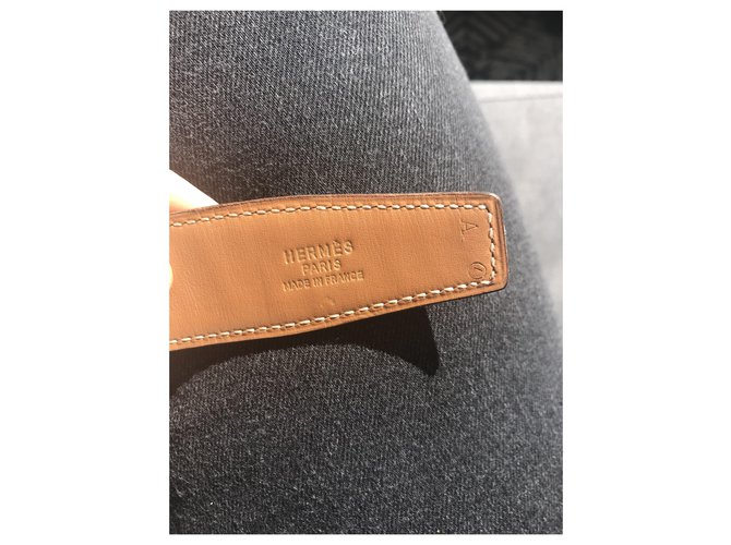 Hermès Gürtel aus rotem Lackkrokodil - Ansicht 4