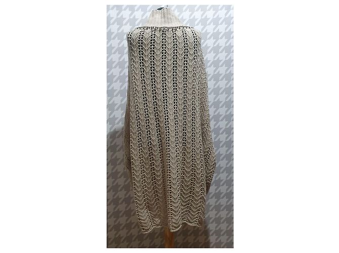 Twin Set Poncho Beige Wolle - Ansicht 5