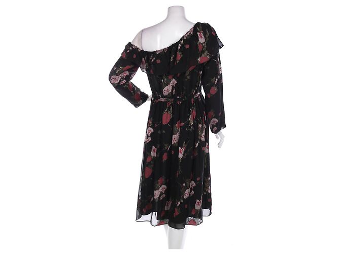 Club Monaco Mu Maezee Kleid Schwarz aus Polyester Größe 10 Mehrfarben - Ansicht 2