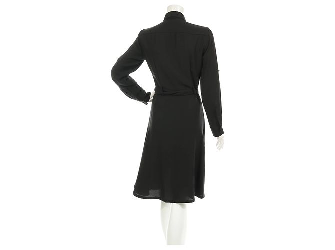 Ralph Lauren Kleid Schwarz Polyester - Ansicht 2