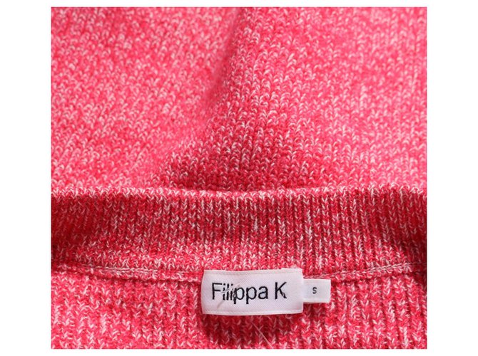 Filippa K Pullover Rosa Baumwolle und Wolle S Pink - Ansicht 3