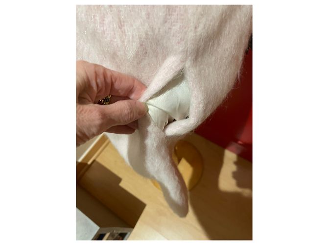 Falda Paule Ka de mohair rosa - vista 3