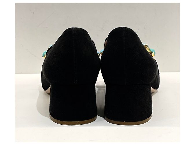 Ballerine Miu Miu in camoscio nero taglia 37 - vista 6