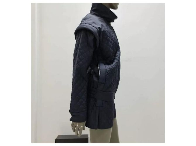 Calções Jaqueta Acolchoada Chanel Fato Sz.38 Preto - vista 7