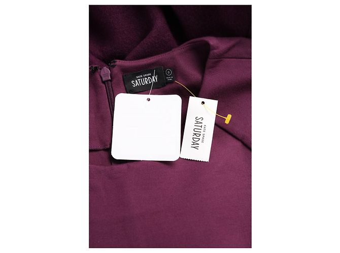 Abito Kate Spade viola in lana e rayon Porpora - vista 3