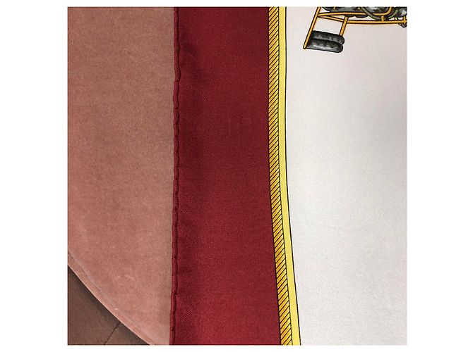 Carré Hermès "Transformationsautos" von F.. de la Perrière Mehrfarben - Ansicht 5