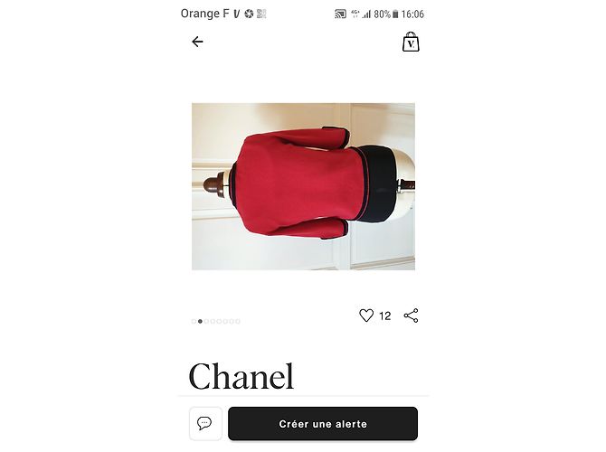 Strickjacke Chanel Rot - Ansicht 6