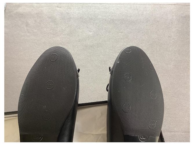 Magníficas nuevas bailarinas de Chanel Negro - vista 5